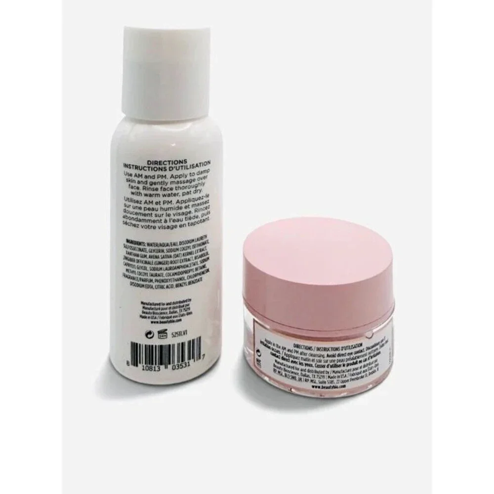 Beauty Bio Travel Skincare Duo – The Balance Cleanser + The ZenBubble Gel New